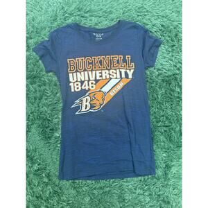 Bucknell University Bison Blue 84 T-Shirt Women's Medium NCAA College Apparel
